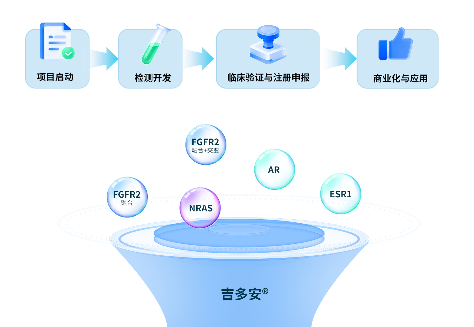 伴随诊断开发主视觉